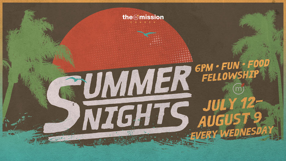 Summer Nights, All Church Fellowship, Beach Baptism, BBQ