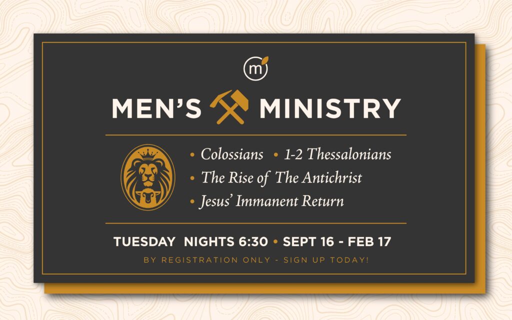 Men's Ministry, Men's Bible Study, Men's Small Groups