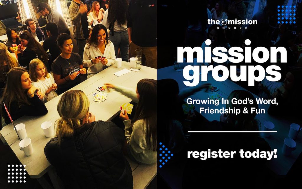 Mission Groups, Small Groups, Community Groups