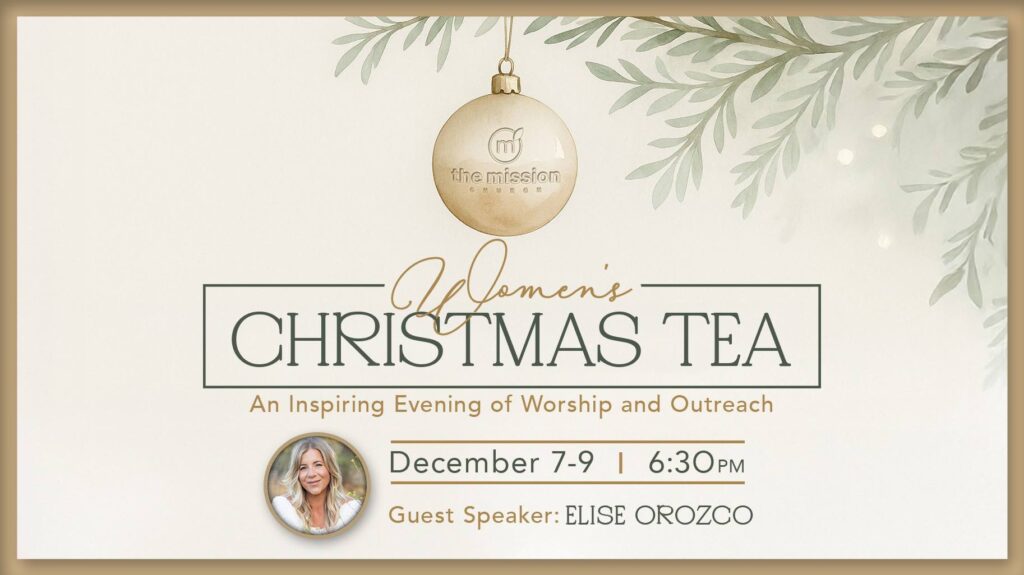 Women's Tea, Christmas Tea, Elyse Orozco